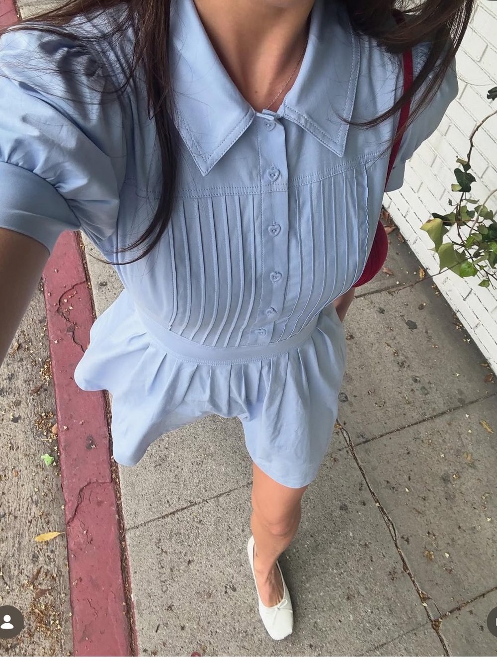 Reformation Loonette Dress in Ice Water - Picture 3 of 10